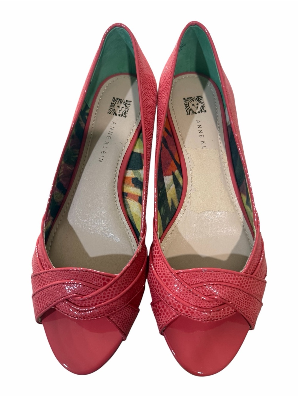 Anne Klein Women’s AK Bitty Red/Red wedge shoes